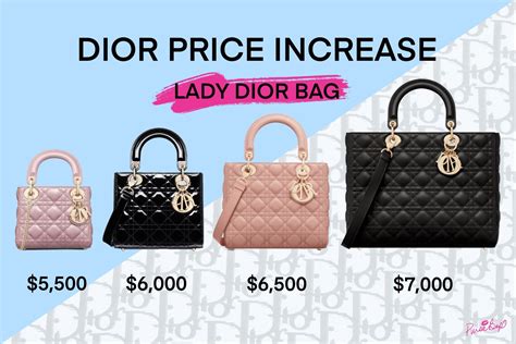 large dior tote bag price|euro Dior bag price list.